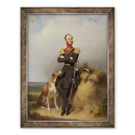 Tablou inramat - Jan Adam Janszoon Kruseman - Portret De William al II-lea, Rege al tarilor de Jos - - Roveli