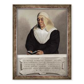 Tablou inramat - Giovanni Battista Moroni - Stareta Lucrezia Vertova Agliardi - - Roveli