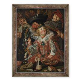 Tablou inramat - Frans Hals - Revellers Shrovetide The Merry Company c.1615 - - Roveli