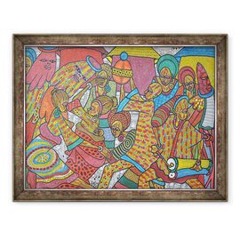 Tablou inramat - Muktair Oladoja - Festival - - Roveli