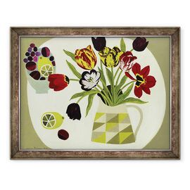 Tablou inramat - Vanessa Bowman - Lalele in Ulcior Geometric - - Roveli