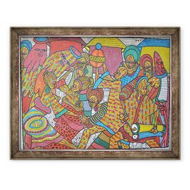 Tablou inramat - Muktair Oladoja - piata1 - - Roveli