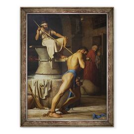 Tablou inramat - Carl Bloch - Samson si Filistenii - - Roveli