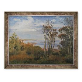 Tablou inramat - Johan Thomas Lundbye - Kolås Wood. Vejrhøj - - Roveli
