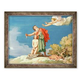 Tablou inramat - Hippolyte Flandrin - Sacrificiul lui Isaac - - Roveli