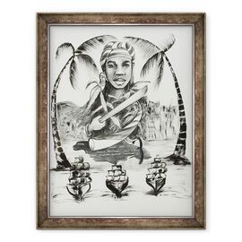 Tablou inramat - Ikahl Beckford - Dadaca de Maroon - - Roveli