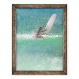 Tablou inramat - Lincoln Seligman - Surfing 1, Sri Lanka - - Roveli
