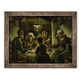 Tablou inramat - Vincent van Gogh - Mancatorii de cartofi - - Roveli