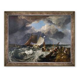 Tablou inramat - Joseph Mallord William Turner - Calais Pier, Un pachet englezesc Sosind - - Roveli