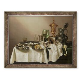Tablou inramat - Willem Claesz Heda - Natura moarta cu cupa aurita - - Roveli