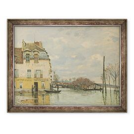 Tablou inramat - Alfred Sisley - Inundatii la Port-Marly - - Roveli