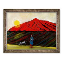 Tablou inramat - Gigi Sudbury - Mi-am adus porcul acasa, 2004 - - Roveli