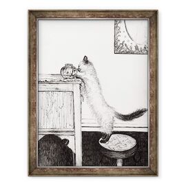 Tablou inramat - Vincent Alexander Booth - Puzzle castron Goldfish, 2009 - - Roveli