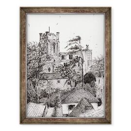Tablou inramat - Vincent Alexander Booth - Vedere de la scoala St Catherines Ventnor I.O.W., 2011 - - Roveli
