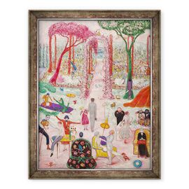 Tablou inramat - Florine Stettheimer - Duminica dupa-amiaza in tara - - Roveli