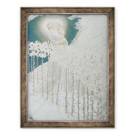 Tablou inramat - Carlos Schwabe - Fecioara de crini - - Roveli