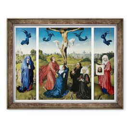 Tablou inramat - Rogier van der Weyden - Crucifixion Triptych - - Roveli