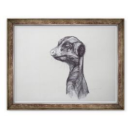 Tablou inramat - Lou Gibbs - Meerkat,2016 - - Roveli