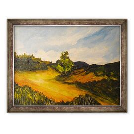 Tablou inramat - Patricia Brintle - La route de Thiot - - Roveli