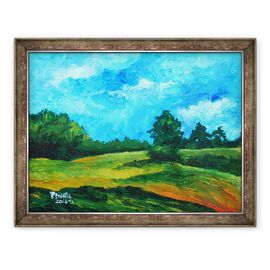 Tablou inramat - Patricia Brintle - imprejurimi simple - - Roveli