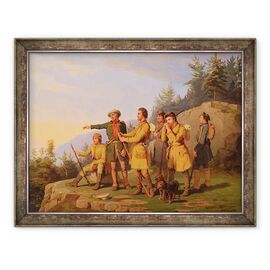 Tablou inramat - William Tylee Ranney - Prima vedere a lui Boone din Kentucky - - Roveli