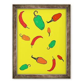 Tablou inramat - Sarah Thompson-Engels - Chillies 2012 - - Roveli
