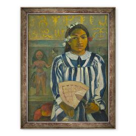 Tablou inramat - Paul Gauguin - Stramosii lui Tehamana sau Tehamana are multi parinti Merahi metua no Tehamana - - Roveli