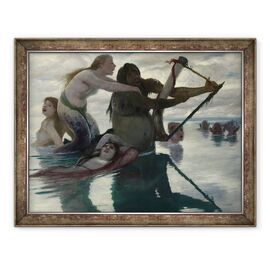 Tablou inramat - Arnold Bocklin - in mare - - Roveli