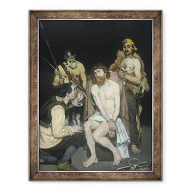 Tablou inramat - Edouard Manet - Isus batjocorit de soldati - - Roveli