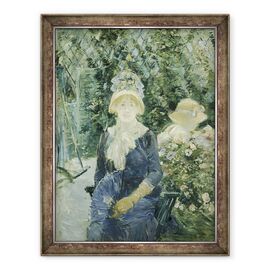 Tablou inramat - Berthe Morisot - Femeie intr-o gradina - - Roveli