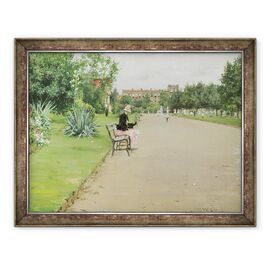 Tablou inramat - William Merritt Chase - Parcul Orasului - - Roveli