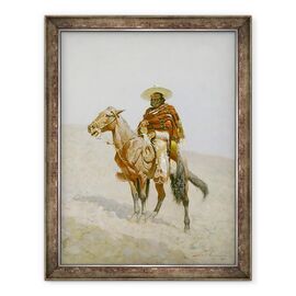 Tablou inramat - Frederic Remington - Un Vaquero mexican - - Roveli