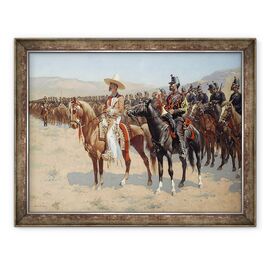 Tablou inramat - Frederic Remington - Maiorul mexican - - Roveli