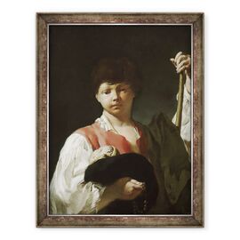 Tablou inramat - Giovanni Battista Piazzetta - Baiatul cersetor, sau tanarul pelerin - - Roveli
