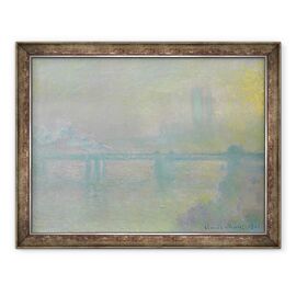 Tablou inramat - Claude Monet - Charing Cross Bridge, Londra - - Roveli