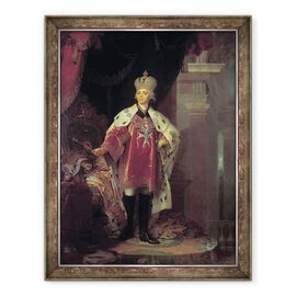 Tablou inramat - Vladimir Lukich Borovikovsky - Portretul lui Paul I - - Roveli
