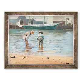 Tablou inramat - Winslow Homer - Baieti de trecere - - Roveli