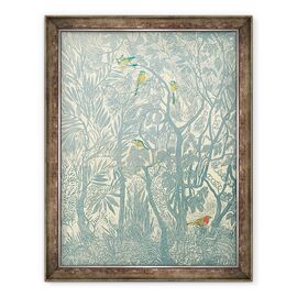 Tablou inramat - Mary Kuper - Bird uitam de la fereastra bucatariei, robin - - Roveli