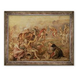 Tablou inramat - Peter Paul Rubens - intalnirea regelui Ferdinand al Ungariei si a cardinalului-infante Ferdinand al Spaniei la Nördlingen - - Roveli