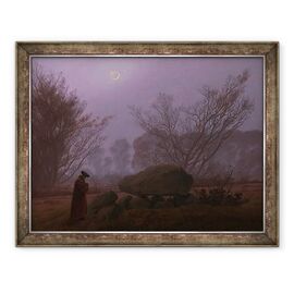 Tablou inramat - Caspar David Friedrich - O plimbare la asfintit - - Roveli