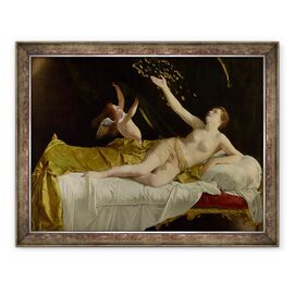 Tablou inramat - Orazio Gentileschi - Danaë si dusul de aur - - Roveli