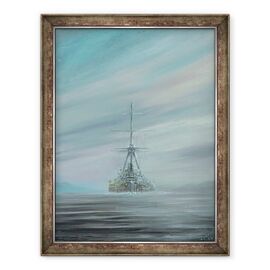 Tablou inramat - Vincent Alexander Booth - SMS Derfflinger Scapa Flow 1919, 2016 - - Roveli