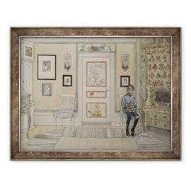 Tablou inramat - Carl Larsson - In the Corner, din seria A Home - - Roveli