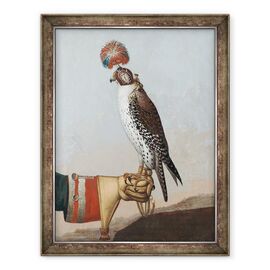Tablou inramat - Scoala germana - Gerfalcon islandez - - Roveli