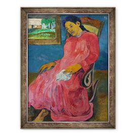 Tablou inramat - Paul Gauguin - Faaturuma Melancholic - - Roveli