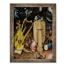 Tablou inramat - Hieronymus Bosch - Gradina deliciilor Pamantesti IV - - Roveli