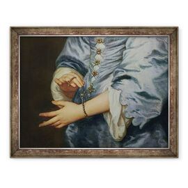 Tablou inramat - Anthony van Dyck - Marie Ruthven, Lady van Dyck, detaliu II - - Roveli