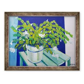 Tablou inramat - Joan Thewsey - Craciun Cactus - - Roveli