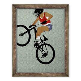 Tablou inramat - Eliza Southwood - Biker Girl - - Roveli