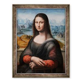 Tablou inramat - Leonardo da Vinci - Mona Lisa, detaliu I - - Roveli